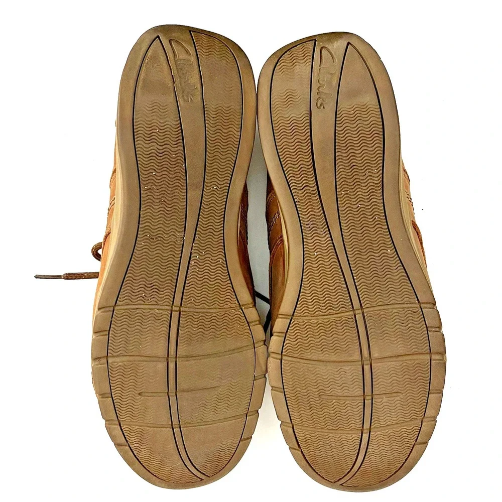 Clarks Armada Men's Boat Shoes English‎ Leather Brown 63530 US 11.5 M